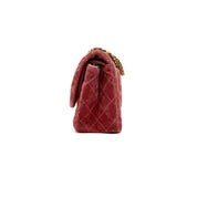 Chanel | 2.55 Reissue 225 Double Flap | Pink Velvet | Aged Gold Hardware