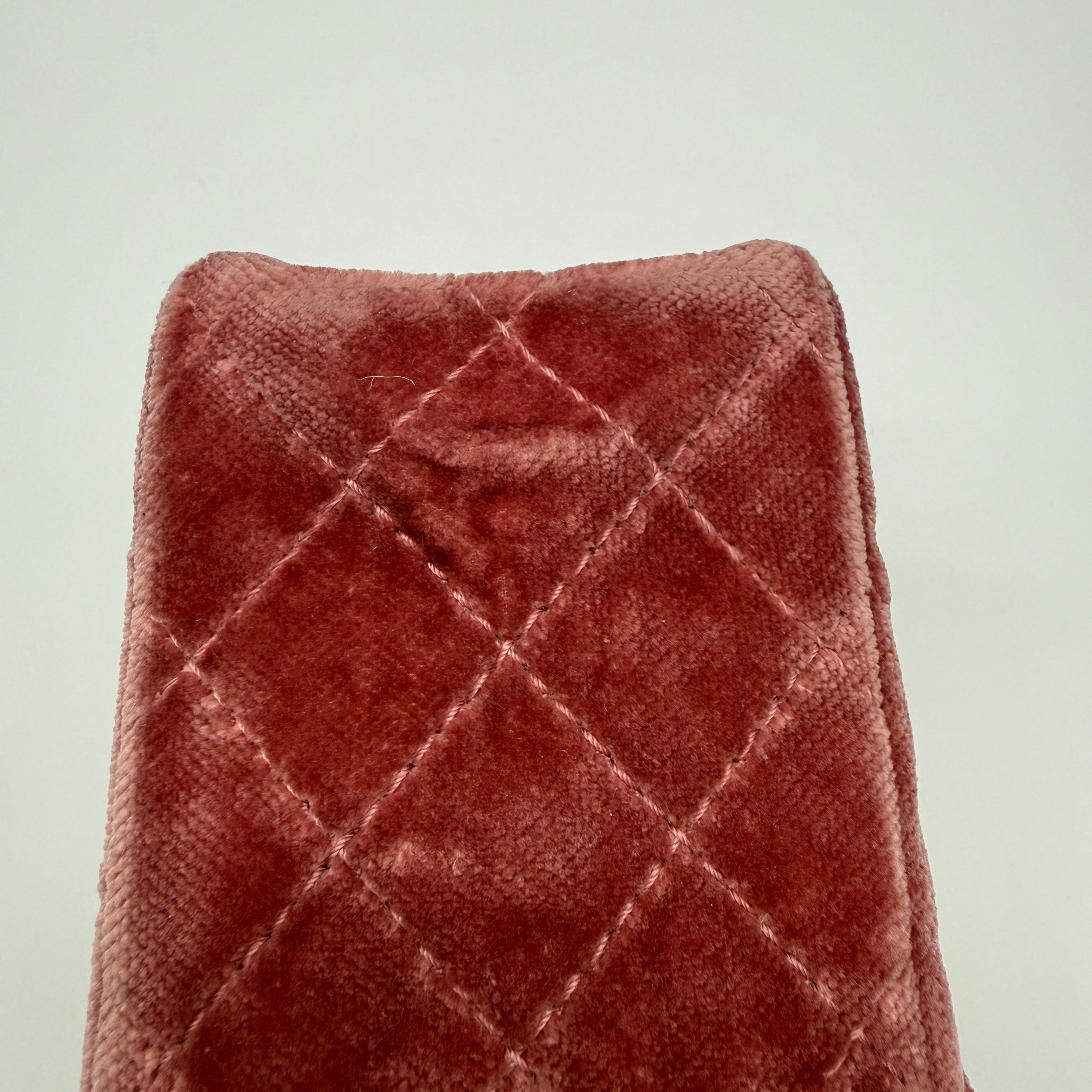 Chanel | 2.55 Reissue 225 Double Flap | Pink Velvet | Aged Gold Hardware