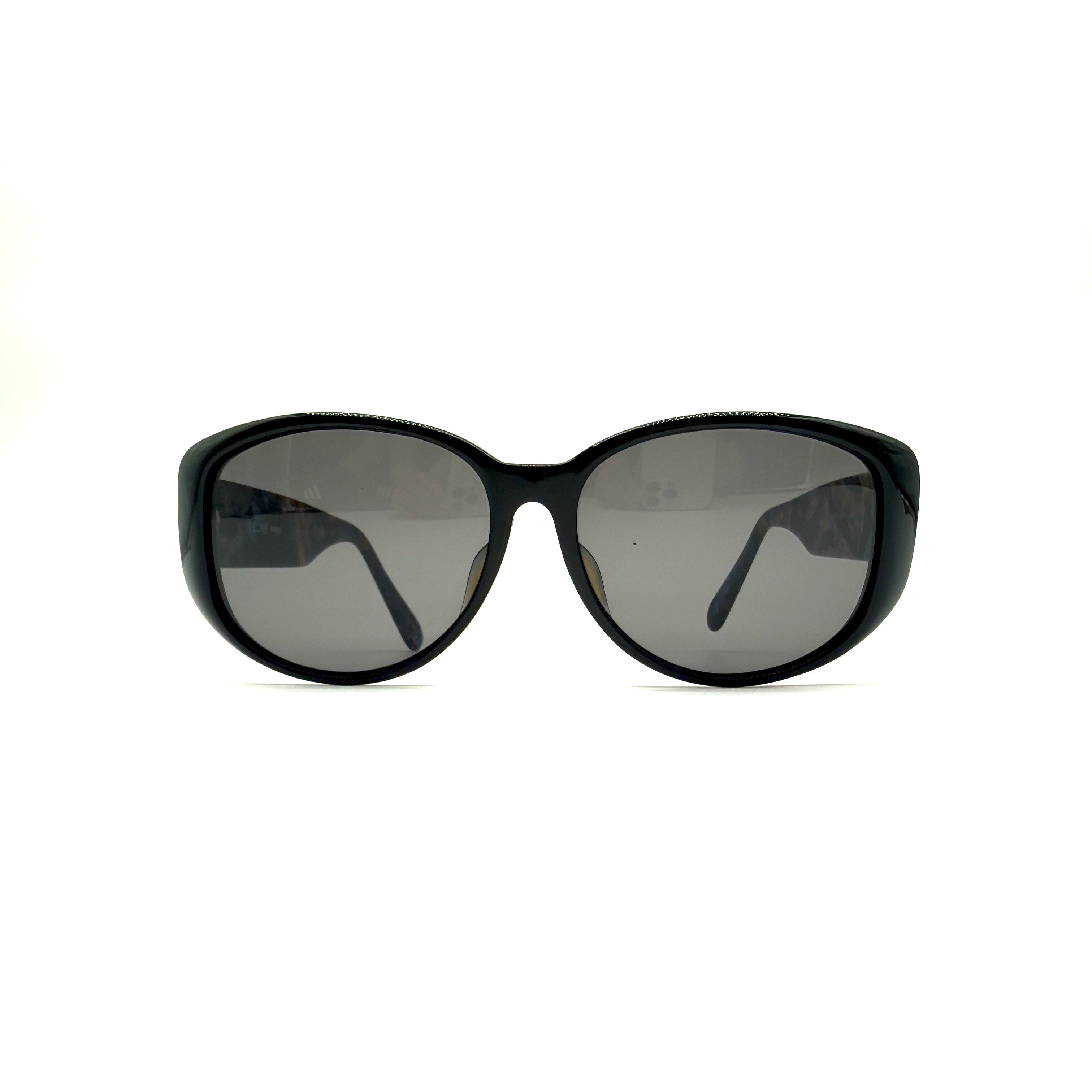 Céline | Oversized Round Sunglasses | Tortoiseshell Temples | Gold Hardware