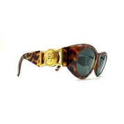 Gianni Versace | Vintage Tortoiseshell Sunglasses | Medusa Medallion | Gold Hardware