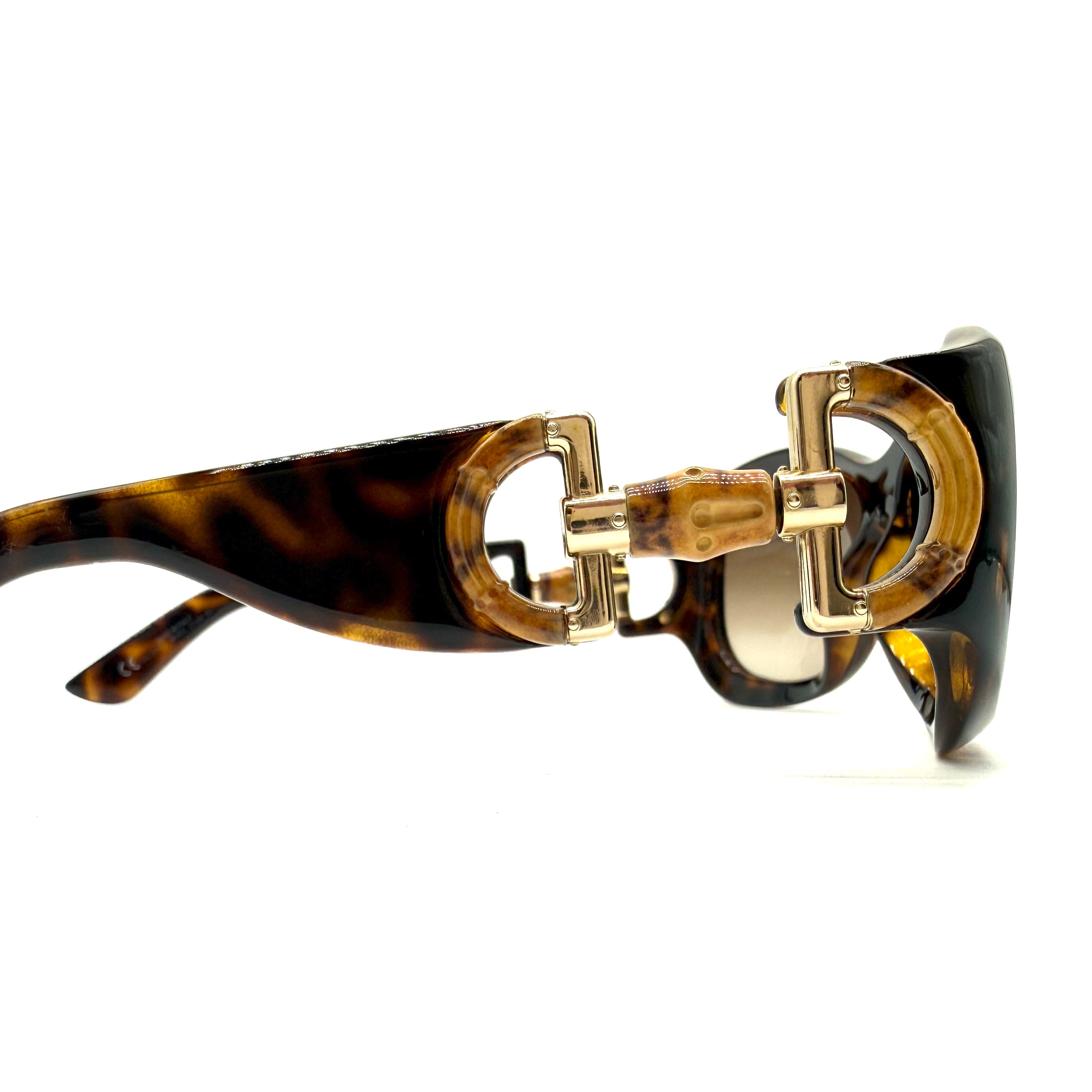 Gucci | Horsebit Sunglasses | Tortoiseshell Frame | Gold Hardware