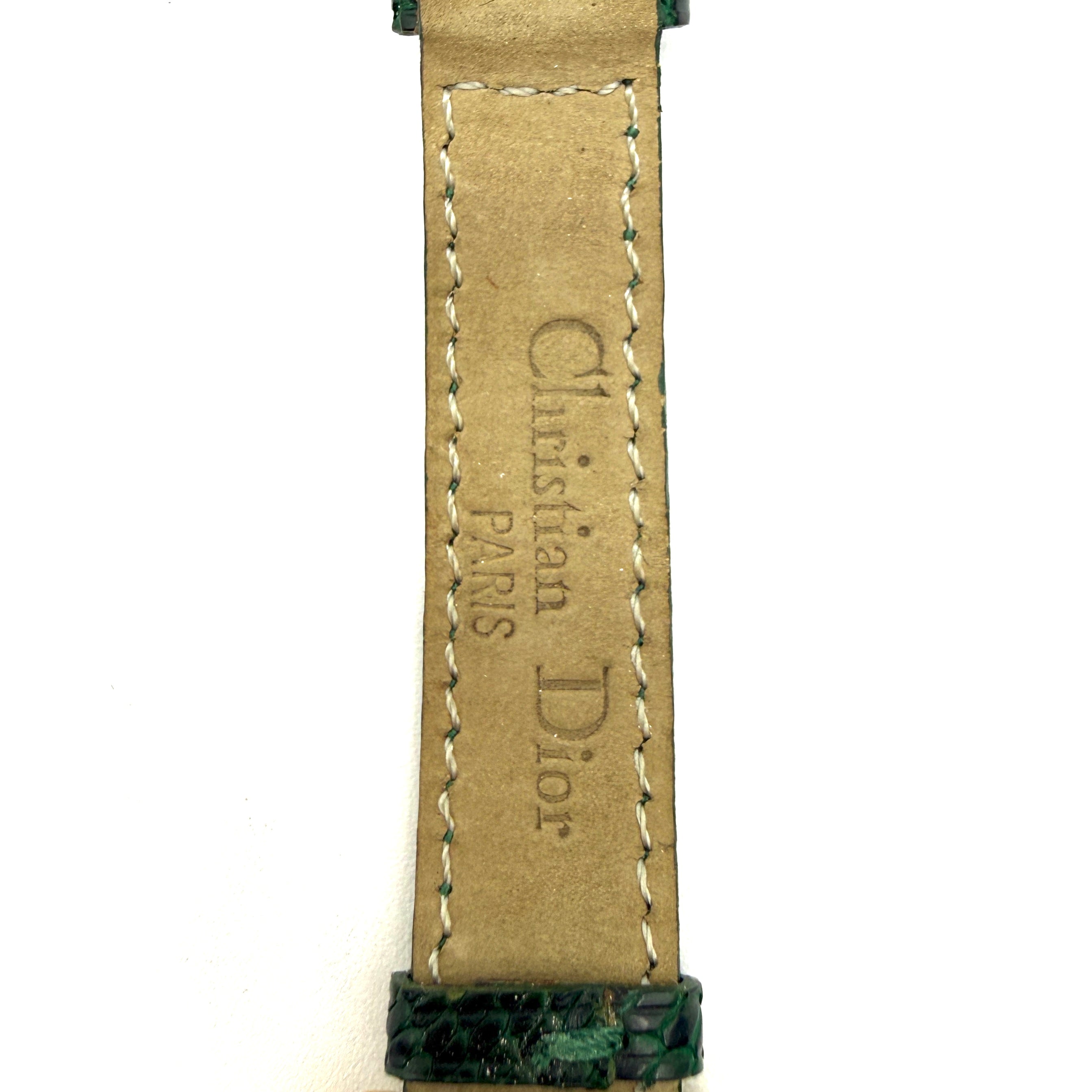 Christian Dior | Malice Watch | Green Lizard Strap