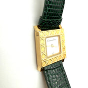 Christian Dior | Malice Watch | Green Lizard Strap