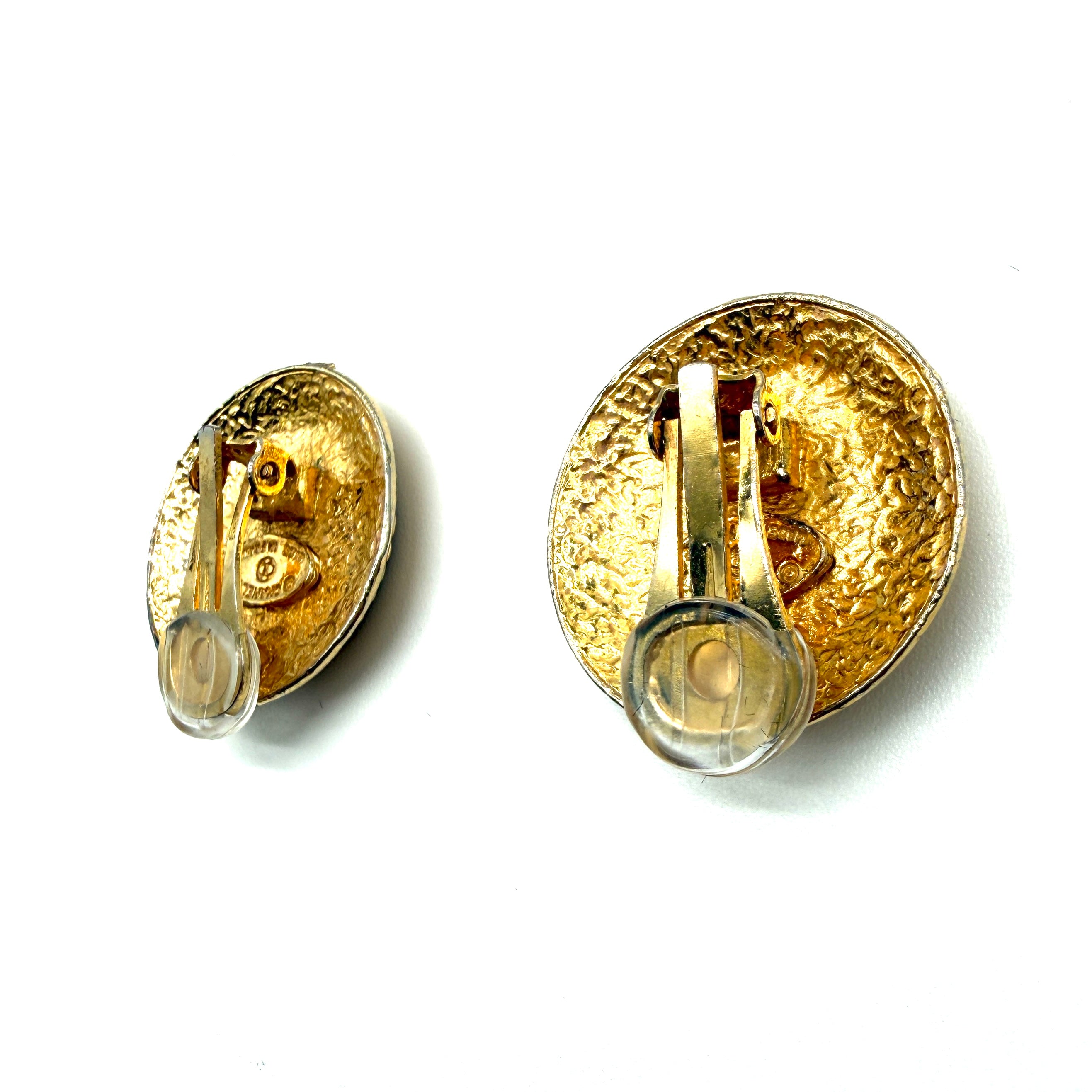 Chanel | Round CC Logo Clip-On Earrings | Gold-Tone | Clip-On