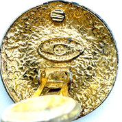 Chanel | Round CC Logo Clip-On Earrings | Gold-Tone | Clip-On