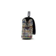 Chanel | Tweed & Python-Trim Flap Bag | Top Handle | Gold-Tone