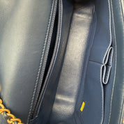 Chanel | Tweed & Python-Trim Flap Bag | Top Handle | Gold-Tone