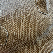 Fendi | Selleria Lizard Bowling Bag | Micro Top Handle | Gold-Tone