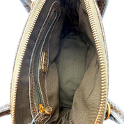 Fendi | Selleria Lizard Bowling Bag | Micro Top Handle | Gold-Tone
