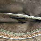 Fendi | Selleria Lizard Bowling Bag | Micro Top Handle | Gold-Tone