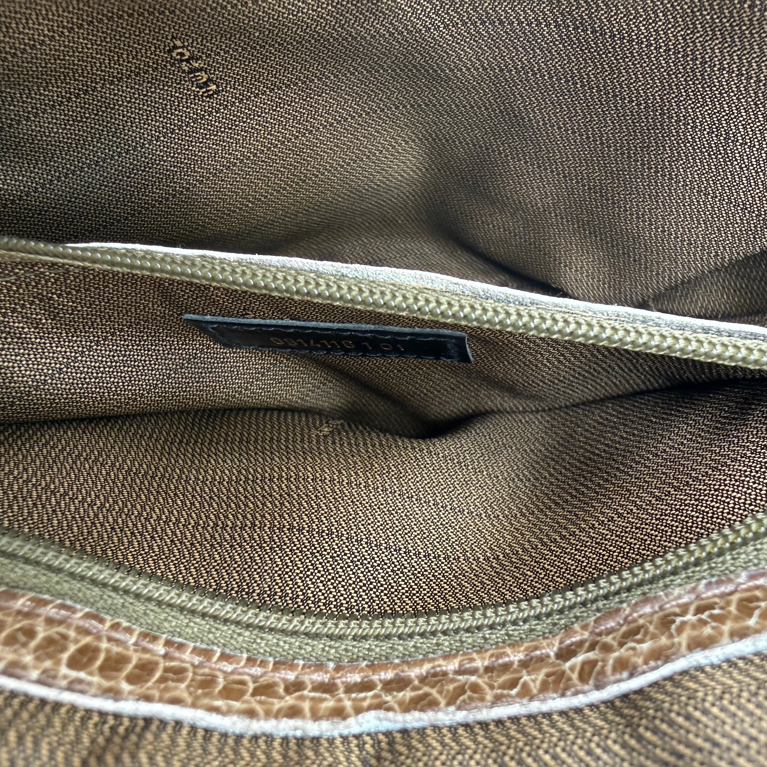 Fendi | Selleria Lizard Bowling Bag | Micro Top Handle | Gold-Tone