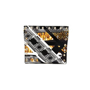 Versace | Lion Head Printed Flap Bag | Grommet Trim | Gold-Tone Chain