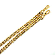 Versace | Lion Head Printed Flap Bag | Grommet Trim | Gold-Tone Chain