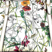 Gucci | Flora Print Structured Tote | Cream Leather | Gold-Tone Hardware