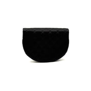 Chanel | Quilted Satin Half-Moon Bag | Jeweled Clasp | Gold-Tone Chain (Series 0)