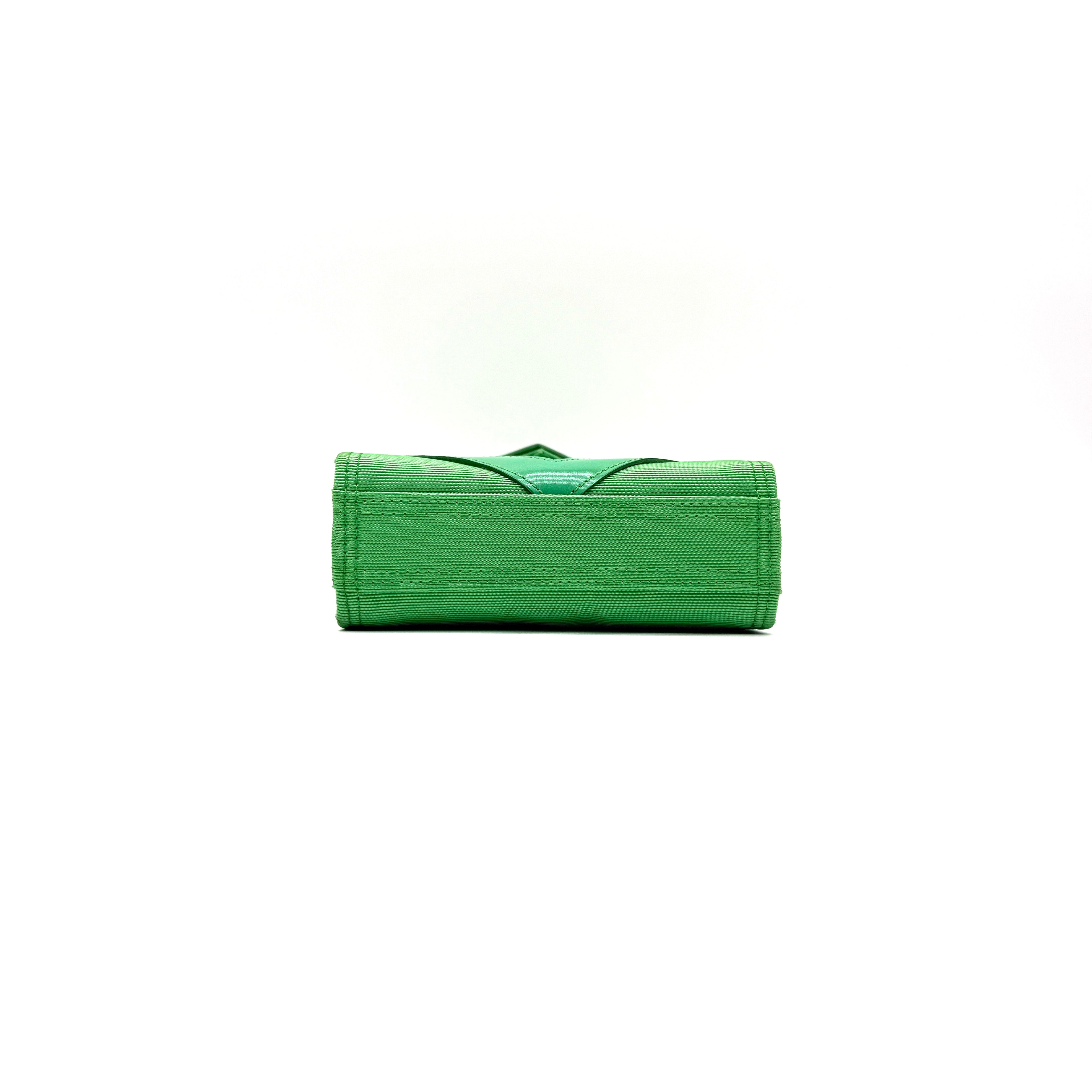 Valentino Garavani | Chevron Mini Crossbody Bag | Grosgrain & Leather | Gold-Tone Chain