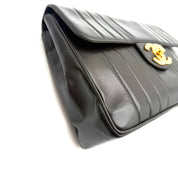 Chanel | Vertical Quilted Flap Bag | Jumbo | Gold-Tone CC Turnlock
