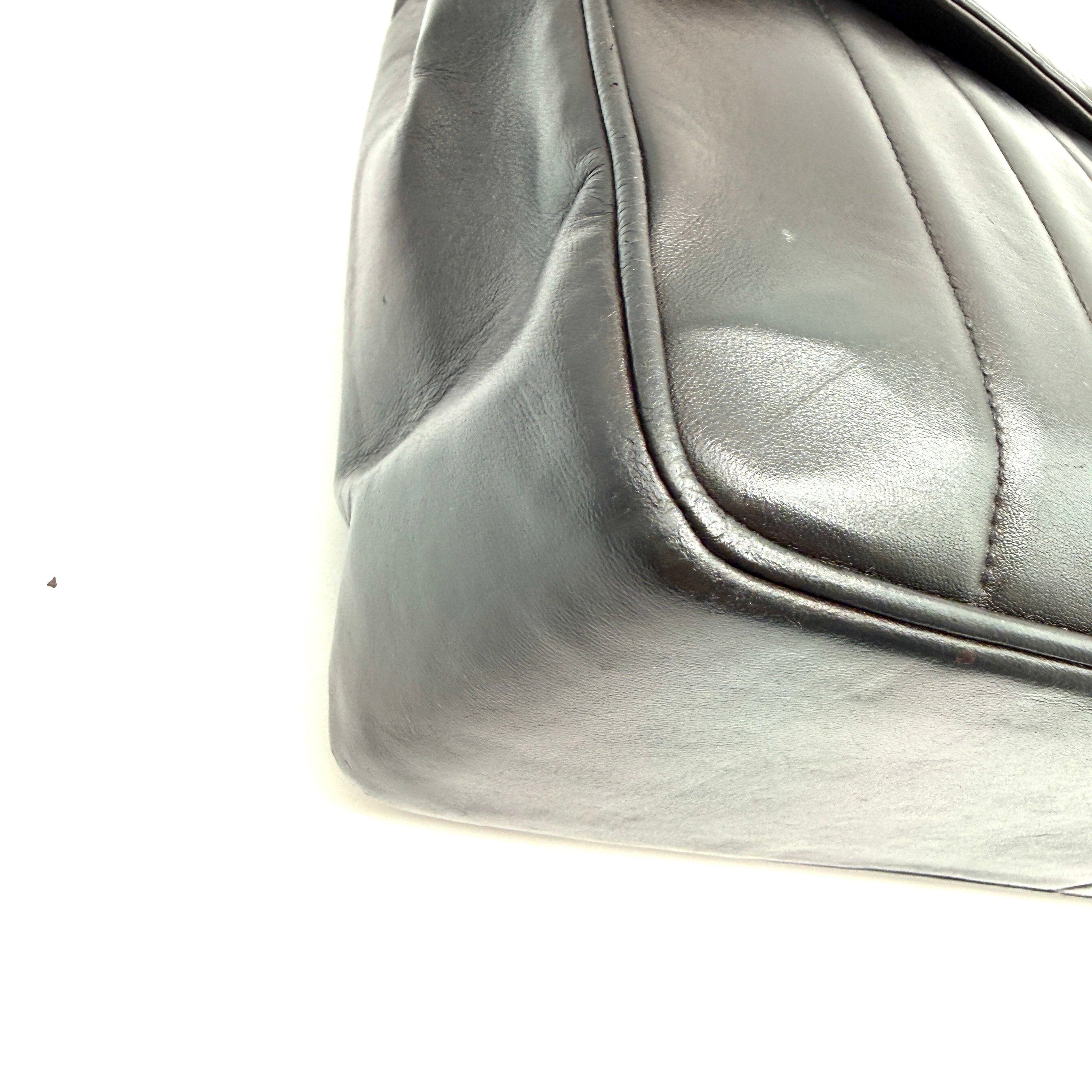 Chanel | Vertical Quilted Flap Bag | Jumbo | Gold-Tone CC Turnlock