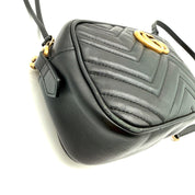 Gucci | GG Marmont Matelassé Camera Bag | Chevron Leather | Gold-Tone GG Hardware