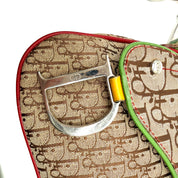 Christian Dior | Saddle Bag | Rasta Trotter Canvas | Silver-Tone Hardware