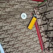 Christian Dior | Saddle Bag | Rasta Trotter Canvas | Silver-Tone Hardware
