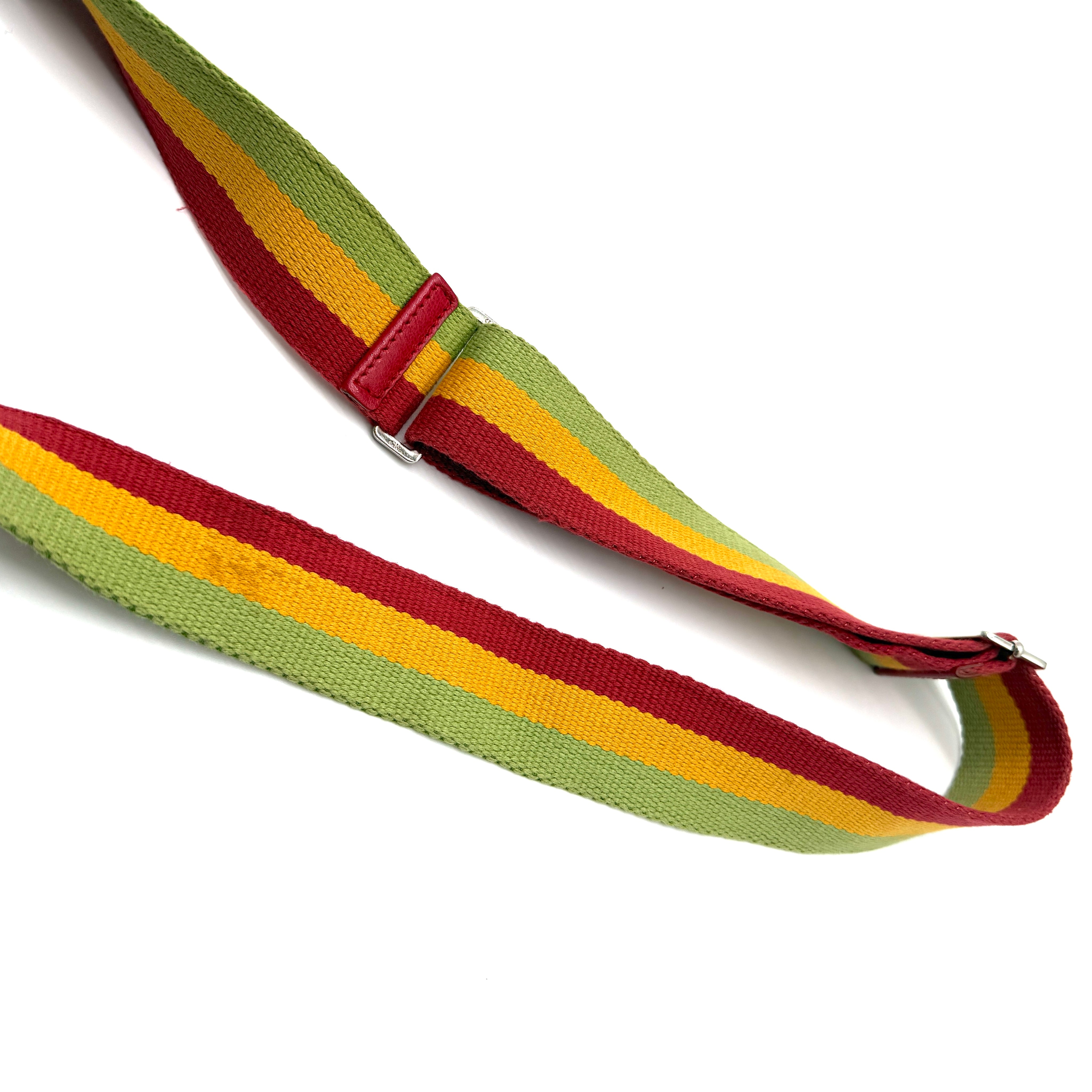 Christian Dior | Saddle Bag | Rasta Trotter Canvas | Silver-Tone Hardware