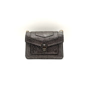 Bvlgari | Serpenti Forever Crossbody Bag | Metallic Karung-Embossed Leather