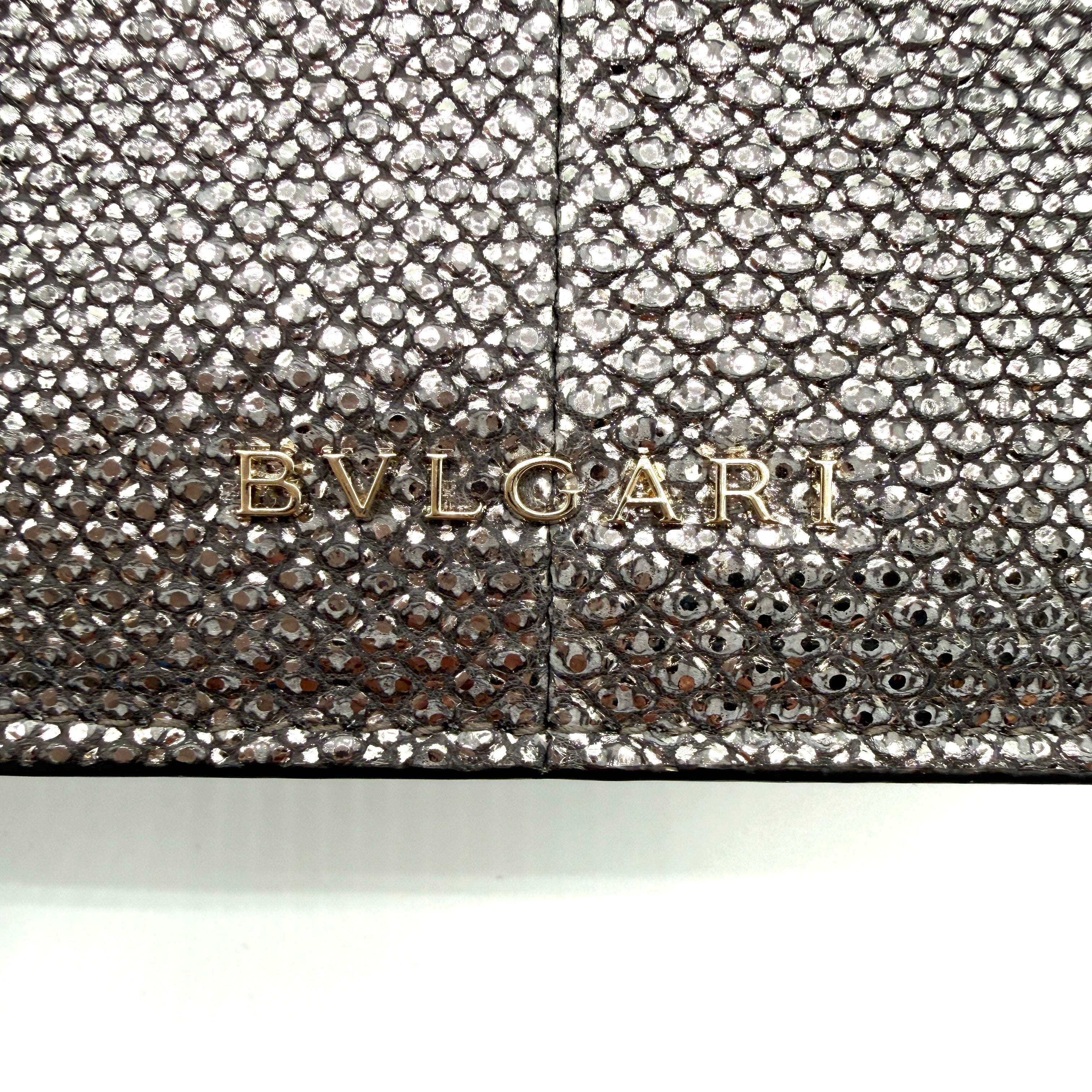 Bvlgari | Serpenti Forever Crossbody Bag | Metallic Karung-Embossed Leather