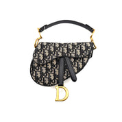 Christian Dior | Saddle Bag | Oblique Jacquard | Aged Gold-Tone Hardware (Small)