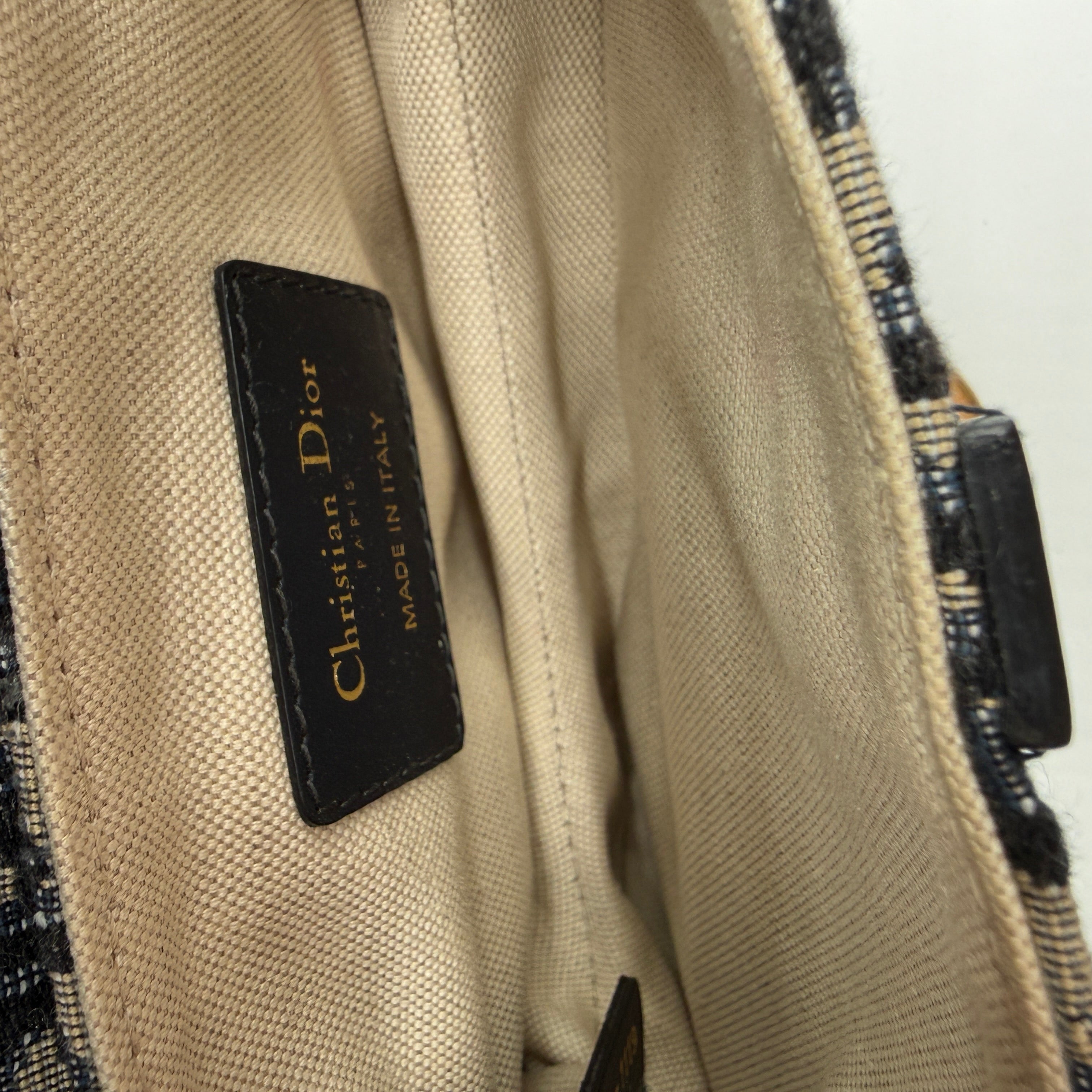 Christian Dior | Saddle Bag | Oblique Jacquard | Aged Gold-Tone Hardware (Small)