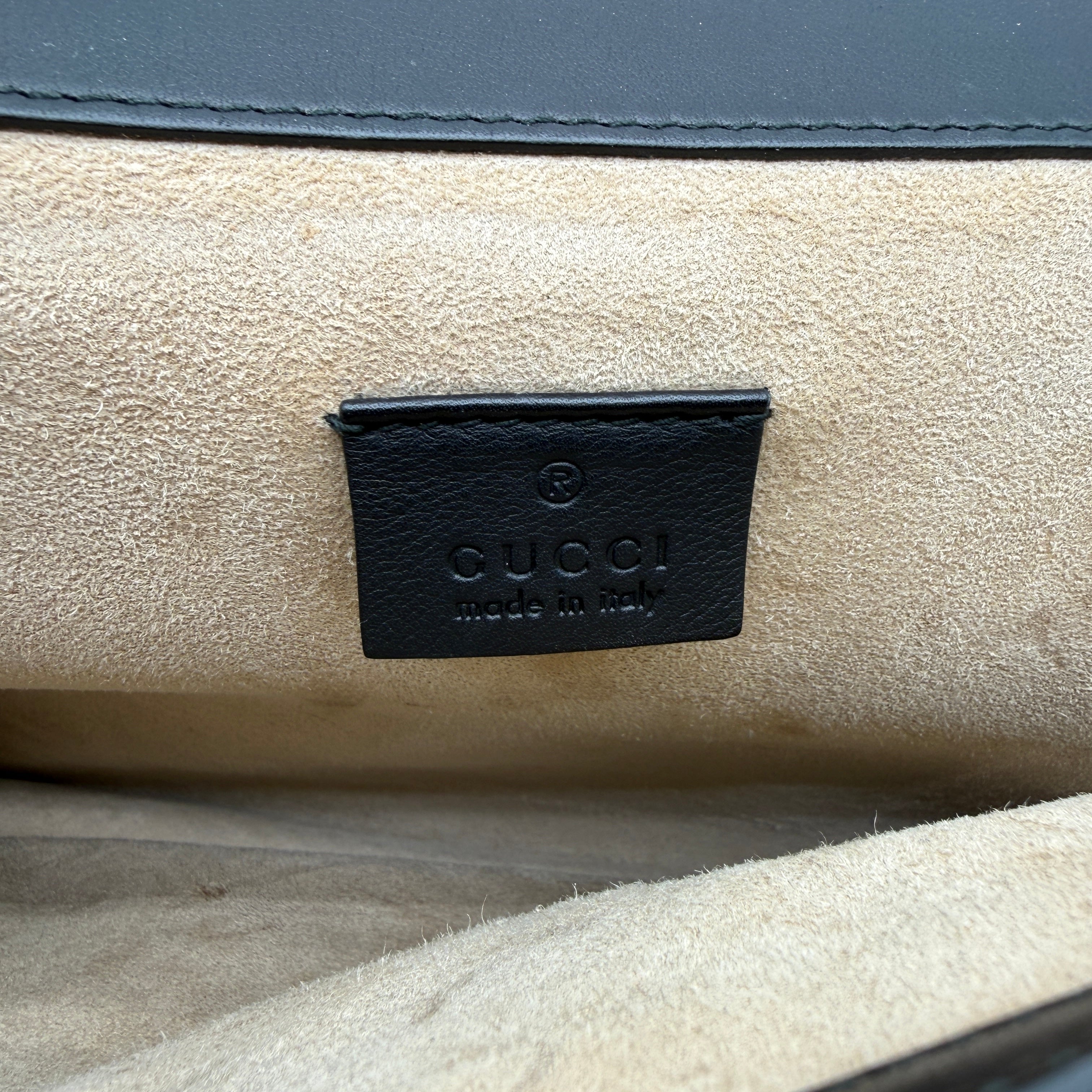 Gucci | Dionysus Medium Shoulder Bag | Black Python | Silver-Tone Hardware (30cm)
