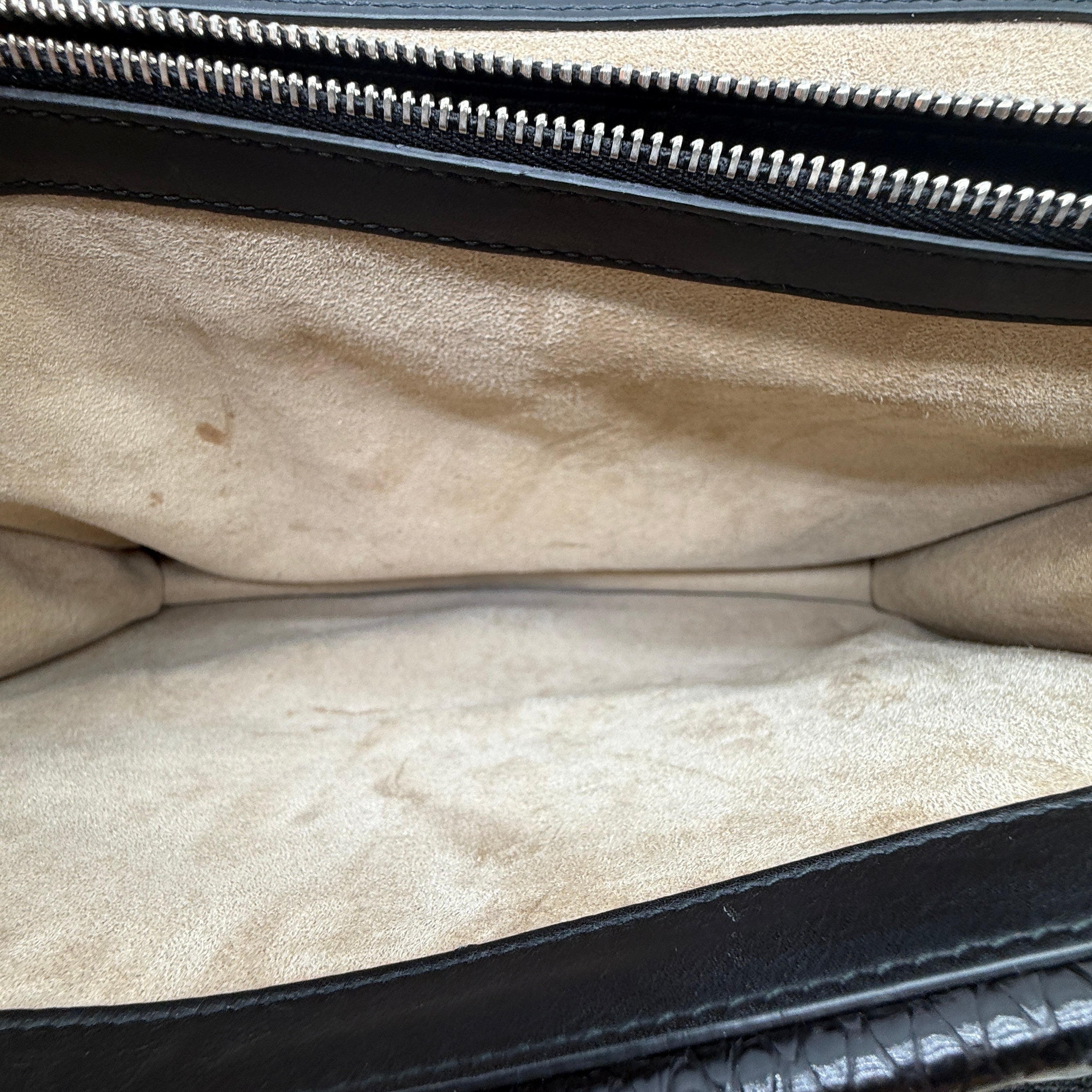 Gucci | Dionysus Medium Shoulder Bag | Black Python | Silver-Tone Hardware (30cm)
