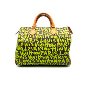Louis Vuitton | Speedy Graffiti | Monogram Canvas | Neon Green