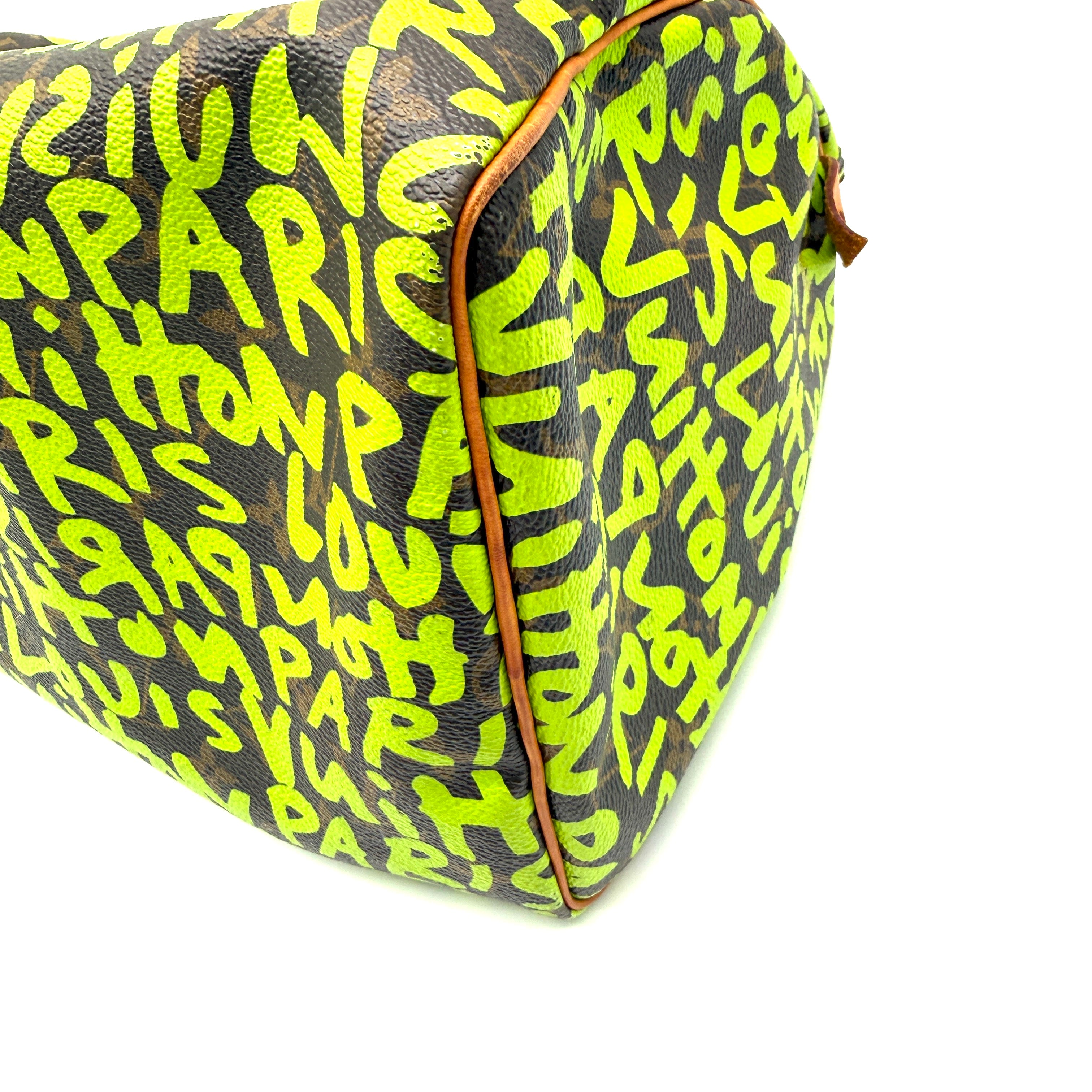 Louis Vuitton | Speedy Graffiti | Monogram Canvas | Neon Green