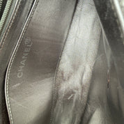 Chanel | Envelope Flap Bag | Silver Metallic Lambskin | Ruthenium Hardware