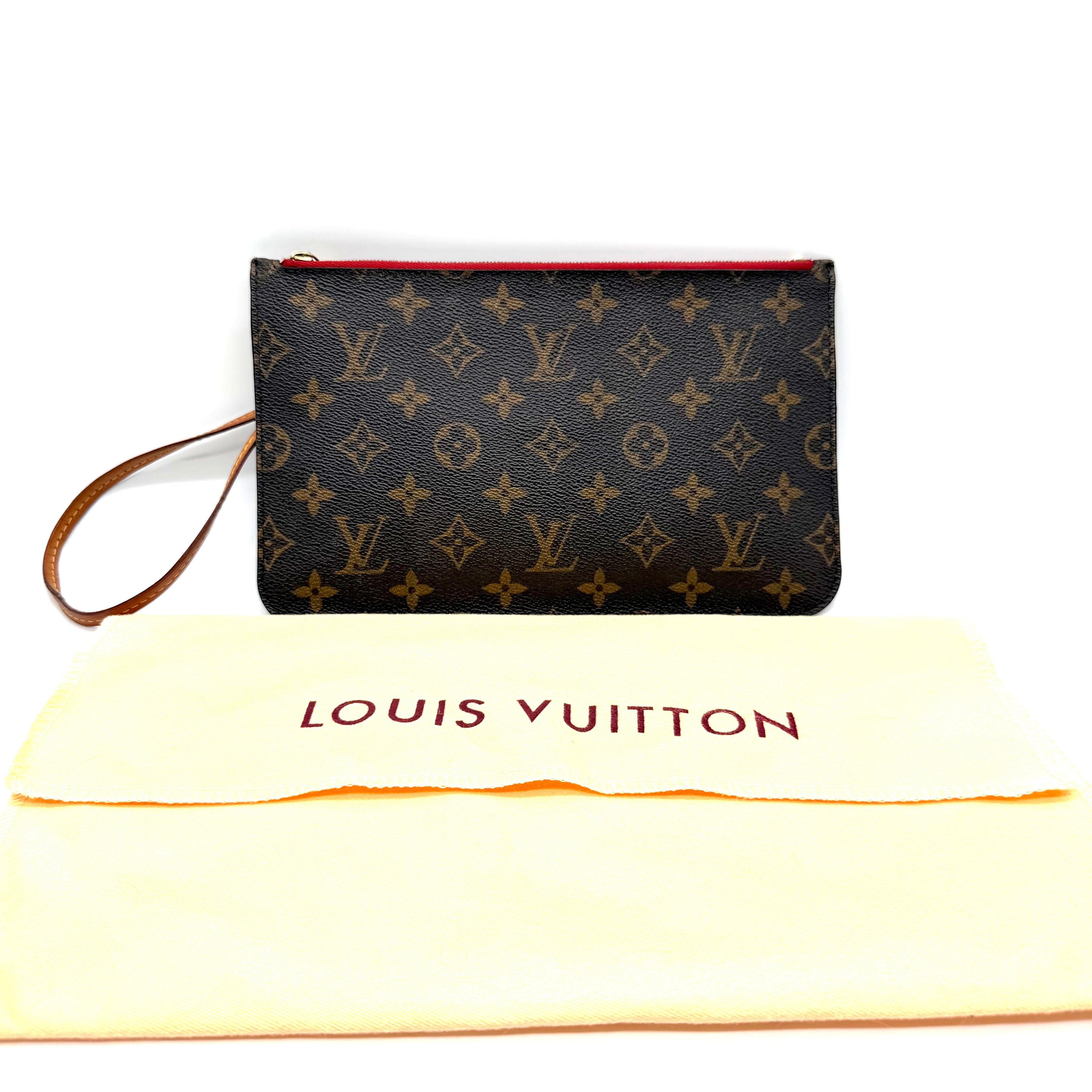 Louis Vuitton | Neverfull Pochette | Monogram Canvas | Gold-Tone Hardware