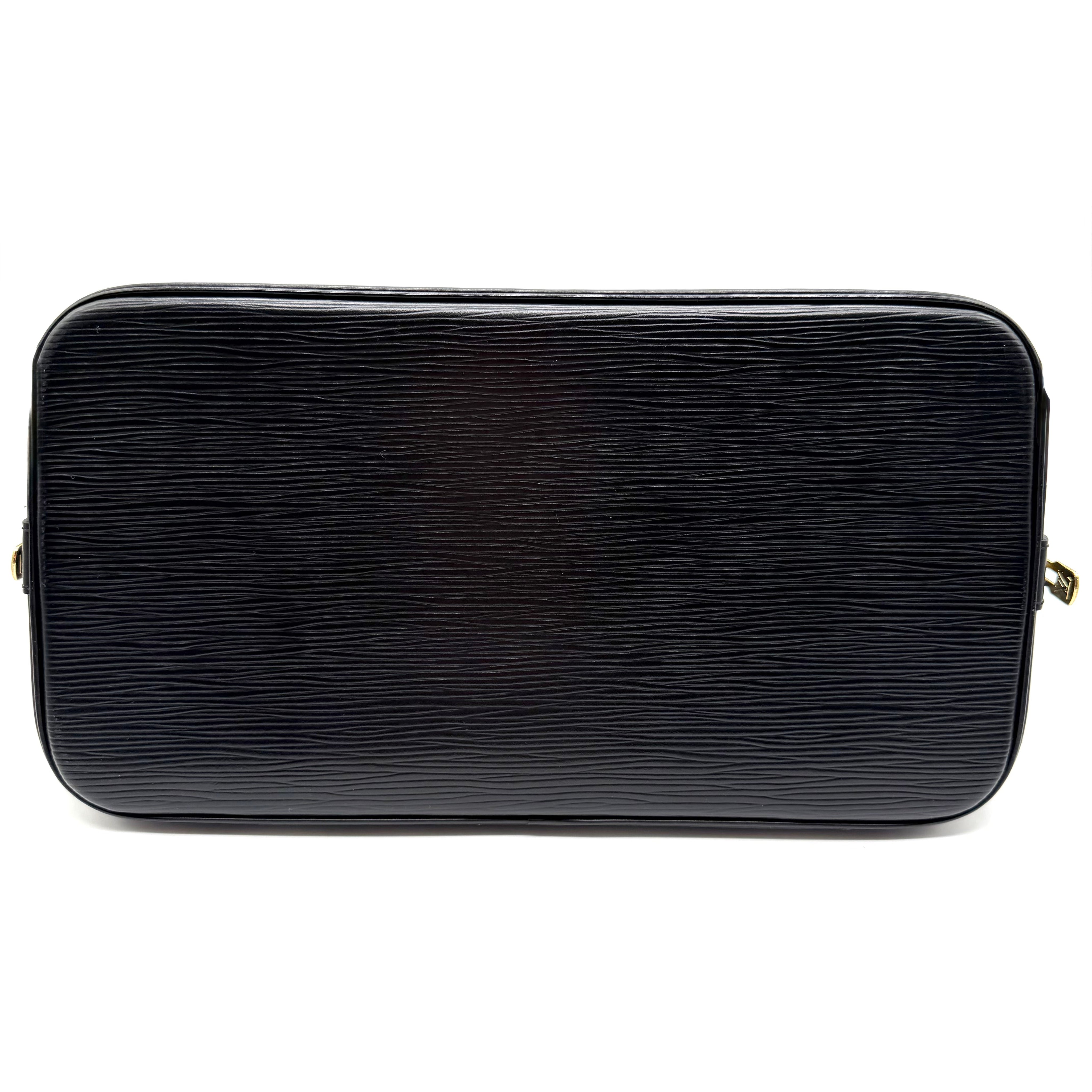 Louis Vuitton | Alma PM Handbag | Black Epi Leather | Gold-Tone Hardware