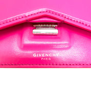 Givenchy Bow Cut Chain Shoulder Bag | Fuchsia Pink Leather | Silver-Tone Hardware