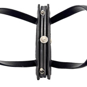 Versace | Vintage Medusa Top Handle Bag | Black Haircalf and Leather | Silver-Tone Hardware