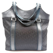 Dior | Street Chic Trotter Tote Bag | Black Oblique Jacquard and Leather | Silver-Tone Hardware