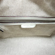 Dior | Diorissimo Boston Bag | Metallic Silver Leather | Silver-Tone Hardware
