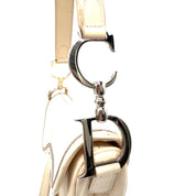 Dior | Saddle Shoulder Bag | Cream Leather | Silver-Tone Hardware