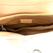 Dior | Saddle Shoulder Bag | Cream Leather | Silver-Tone Hardware