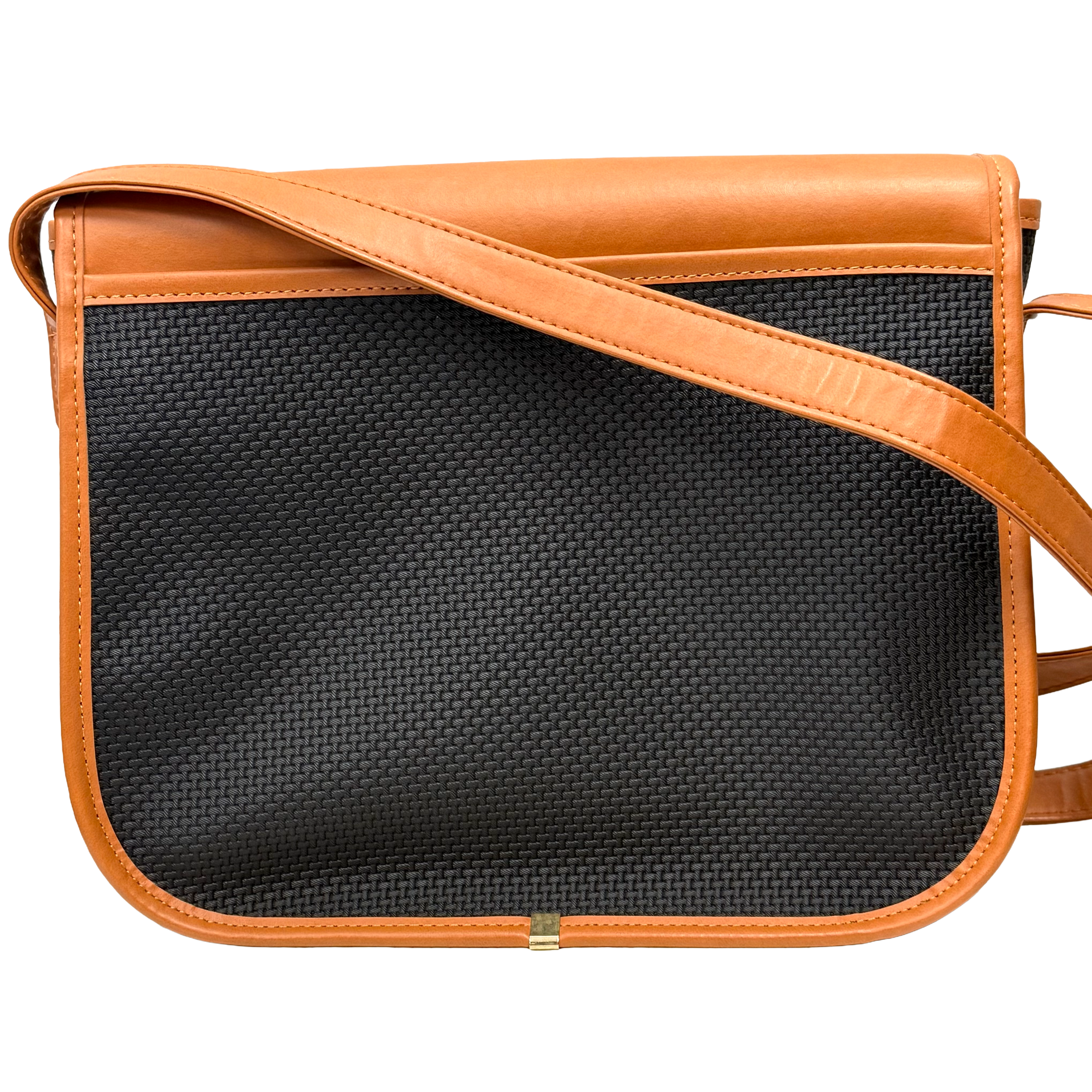 YSL | Black and Tan Leather Crossbody Bag (Pristine Condition)