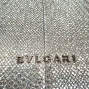 Bvlgari | Metallic Blue Serpenti Snakehead Clasp Top Handle Crossbody Bag (Pristine Condition)