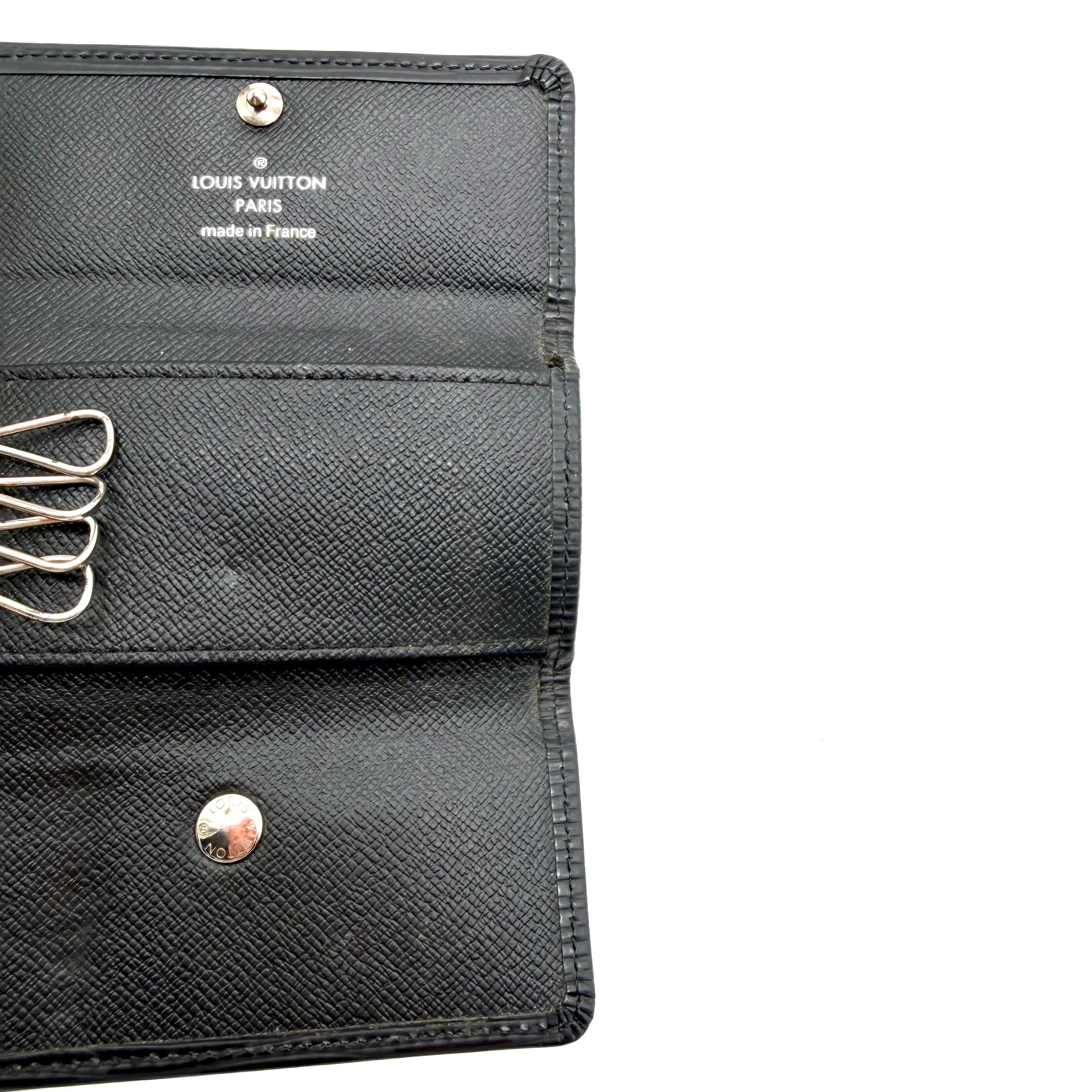 Louis Vuitton | Multiclés 4 Key Holder | Black Epi Leather | Silver-Tone Hardware