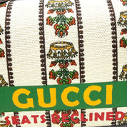 Gucci | Bamboo Handle Embroidered Canvas Top Handle Bag – Centennial Edition (Pristine Condition)