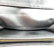 Fendi | Zucca Compact Trifold Wallet | Brown FF Jacquard and Black Leather | Gold-Tone Hardware
