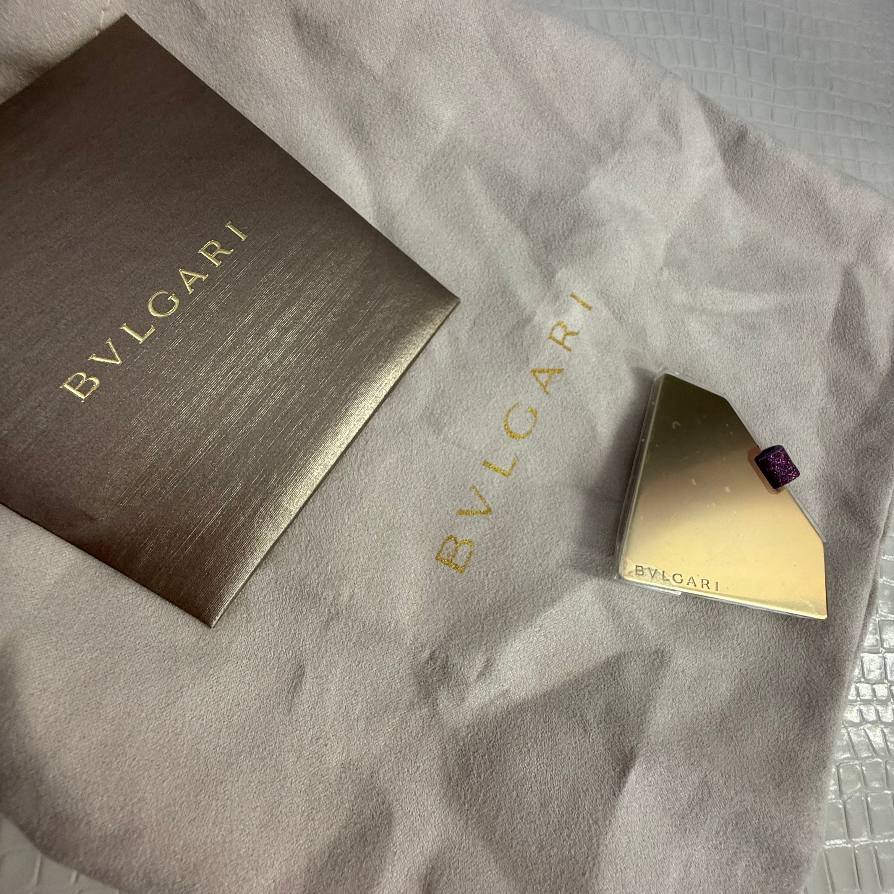 Iridescent Purple Serpenti-Style Chain Shoulder Bag – Metallic Exotic Texture Mini Evening Bag (Pristine Condition)