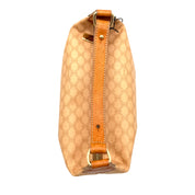 Celine | Macadam Triomphe Shoulder Bag | Beige Triomphe Canvas and Tan Leather | Gold-Tone Hardware